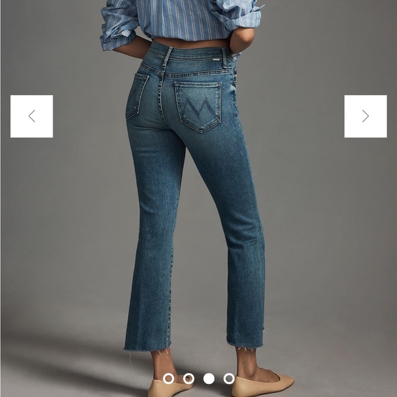 MOTHER insider crop step fray in juicin’ - Picture 2 of 8